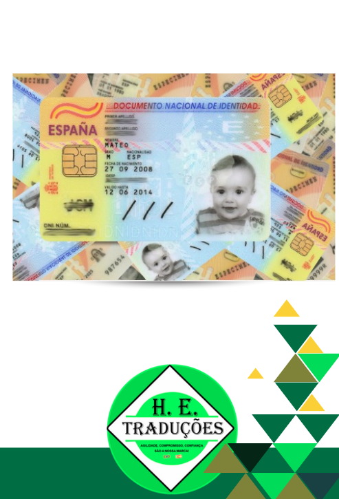 Certificado de No Nacionalidad Brasileña 4 Documento nacional de identidade espanhol traduzido.