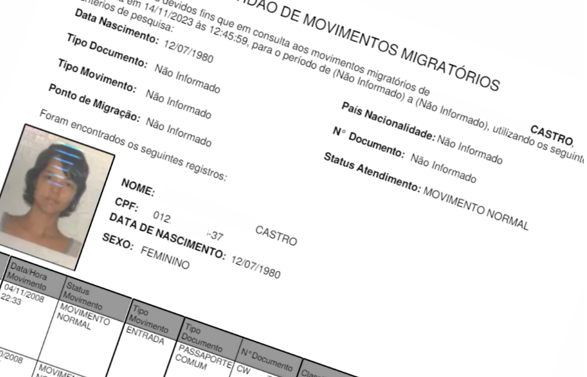 Histórico de Movimentos Migratórios - Documento Oficial