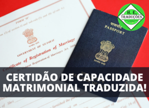 Certidão de Capacidade Matrimonial Traduzida para 2025!