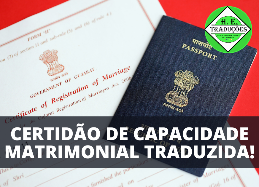Certidão de Capacidade Matrimonial Traduzida para 2025!
