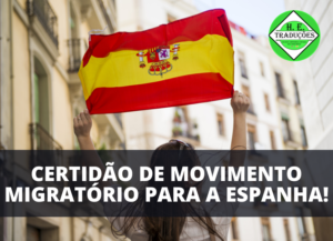 Certidão de Movimento Migratório Para a Espanha em 2025!