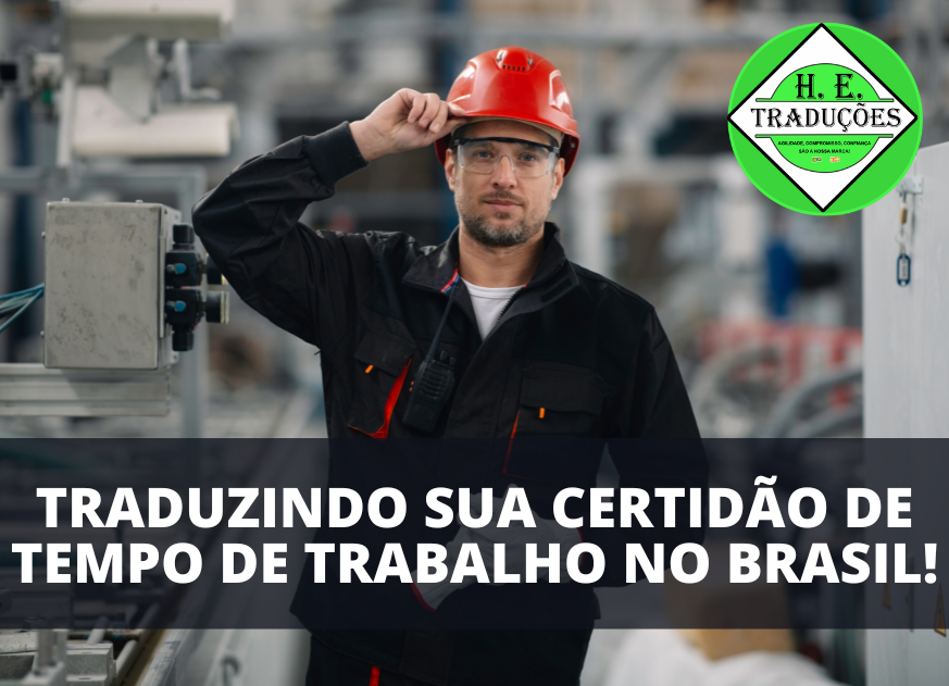 Certidão de Tempo de Trabalho no Brasil Traduzido! - 2025