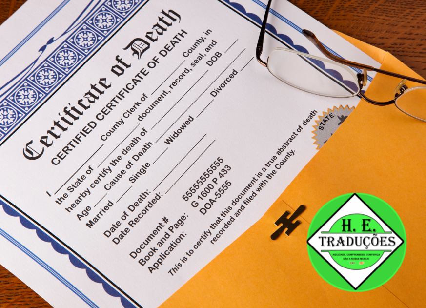 Certidão de óbito Passos Para Obter a Tradução Juramentada
