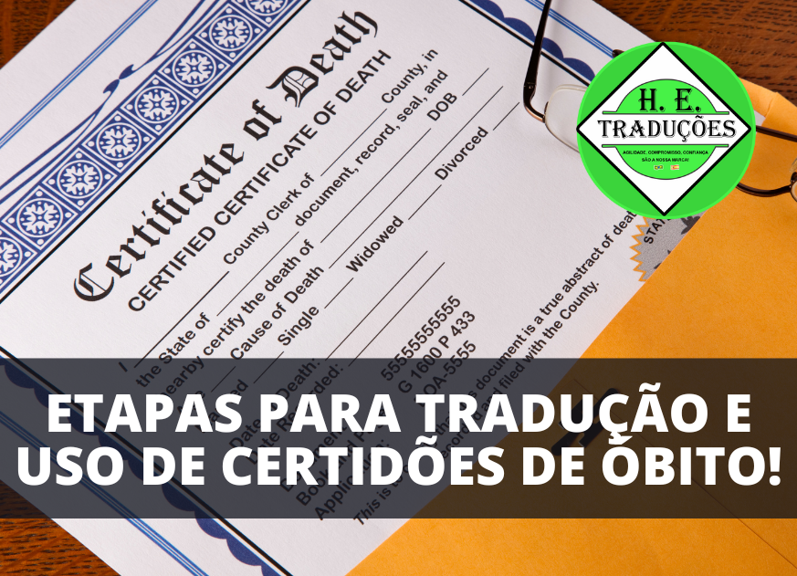 Certidões de Óbito 9 Etapas para Tradução e Uso no Exterior!