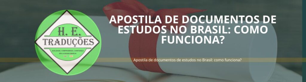 Apostila de documentos de estudos no Brasil: como funciona?