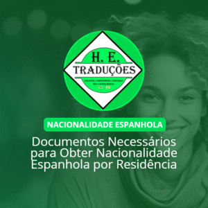 Documentos Necessários para Obter Nacionalidade Espanhola por Residência Se você é brasileiro e já vive na Espanha há alguns anos, pode ter direito a solicitar a nacionalidade espanhola por residência. Esse é um dos caminhos mais comuns para legalizar sua situação no país e abrir portas para uma vida com mais direitos e oportunidades. Neste artigo, vamos te mostrar quais são os documentos necessários para obter nacionalidade espanhola por residência, com detalhes sobre apostilamento, tradução e organização do processo.