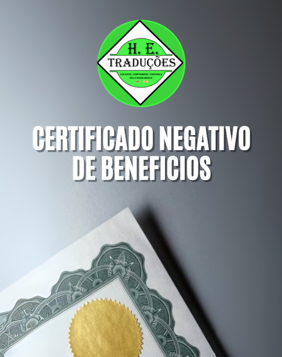 Certificado Negativo de Beneficios 3 Certificado Negativo de Beneficios: Documento esencial entre Brasil y España